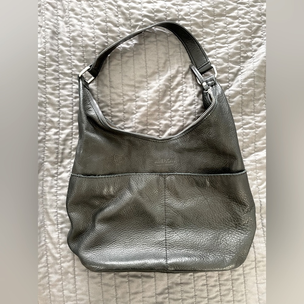 Black Leather Shoulder Bag